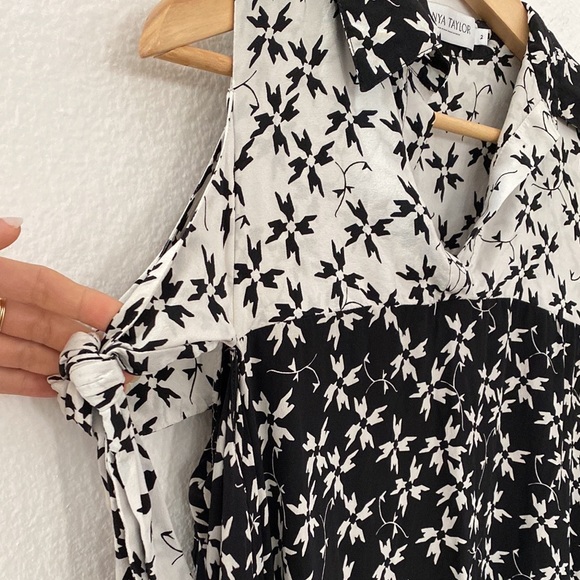 NWT Tanya Taylor Spring 2015 Cutout Shoulder Print Dress W/ POCKETS - Picture 5 of 12